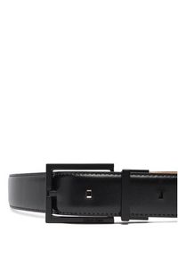Calvin Klein Pasek Męski Square Buckle 32Mm Adj LV04D7026G Czarny. Kolor: czarny. Materiał: skóra #3