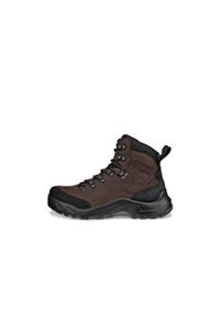 ecco - Buty trekkingowe o średniej cholewce Ecco. Kolor: czarny, wielokolorowy, brązowy. Materiał: skóra. Szerokość cholewki: normalna. Sport: turystyka piesza #1