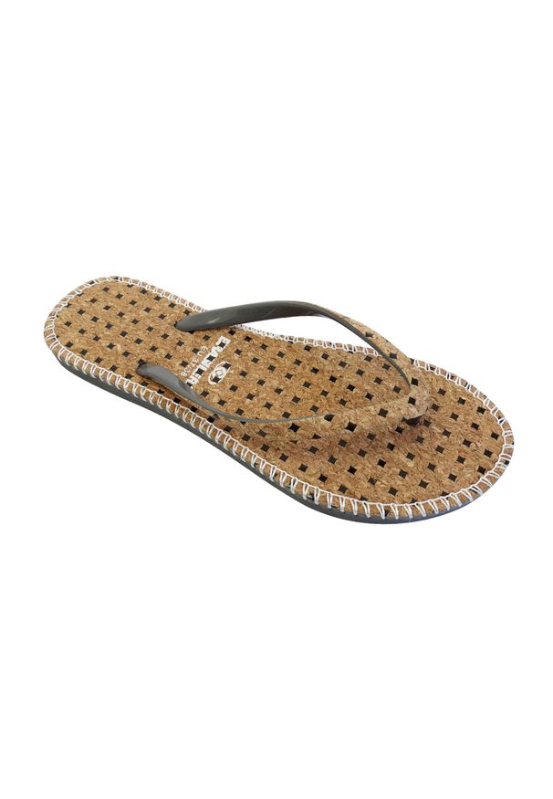 BRASILERAS - Espadryle Kobieta Brasileras Palec Szary antypoślizgowymi gumowymi podeszwami. Okazja: na plażę. Kolor: szary. Materiał: guma. Styl: sportowy