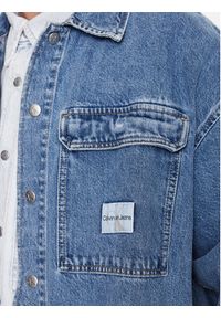 Calvin Klein Jeans Kurtka jeansowa J30J323325 Niebieski Loose Fit. Kolor: niebieski. Materiał: bawełna #4