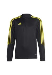 Bluza do piłki nożnej dla dzieci Adidas Tiro 23 Club. Kolor: czarny, wielokolorowy, żółty. Długość: krótkie #1