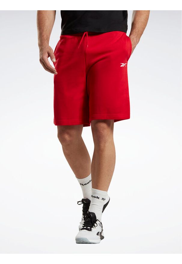 Reebok Szorty sportowe Reebok Identity French Terry Shorts IL4042 Czerwony Regular Fit. Kolor: czerwony. Materiał: bawełna. Styl: sportowy