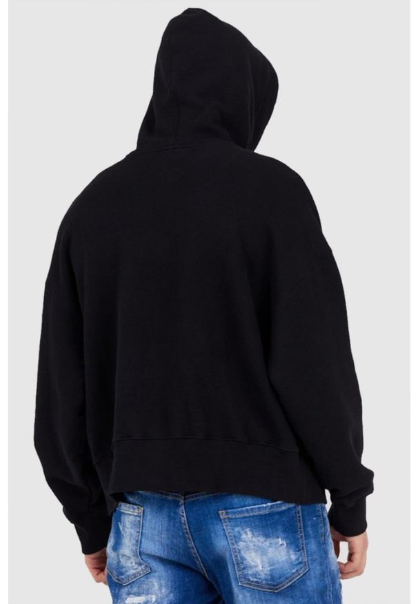 PALM ANGELS Czarna męska bluza z kapturem Bear, Rozmiar XXL. Typ kołnierza: kaptur. Kolor: czarny
