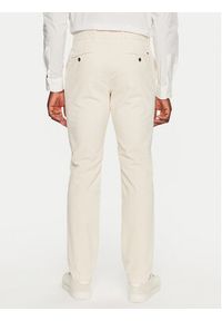 TOMMY HILFIGER - Tommy Hilfiger Spodnie materiałowe MW0MW32932 Écru Regular Fit. Materiał: sztruks
