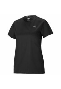 Koszulka z krótkim rękawem Damska Puma Run Favourite W. Kolor: czarny. Długość rękawa: krótki rękaw. Długość: krótkie. Sport: bieganie