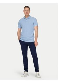 Only & Sons Polo Fletcher 22024827 Błękitny Regular Fit. Typ kołnierza: polo. Kolor: niebieski. Materiał: bawełna