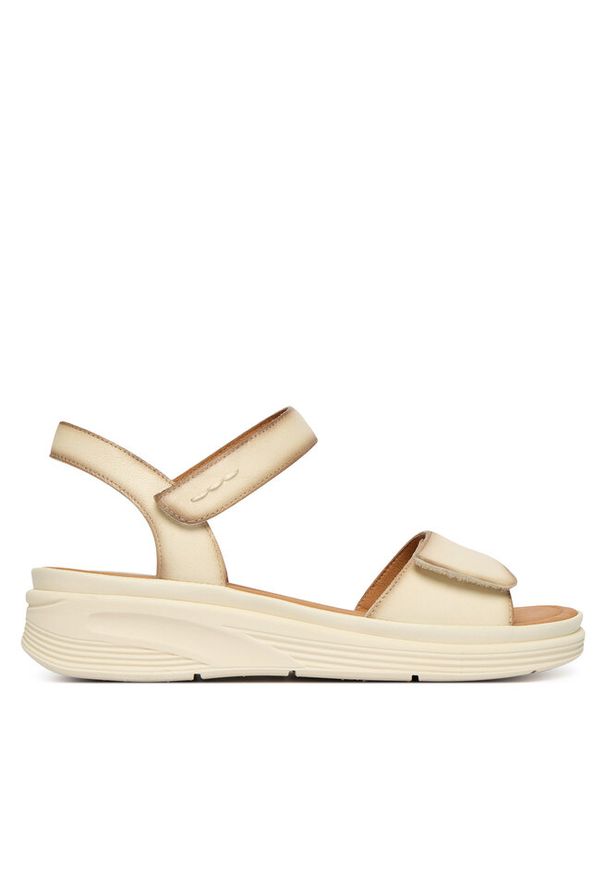 Sandały Josef Seibel. Kolor: kremowy