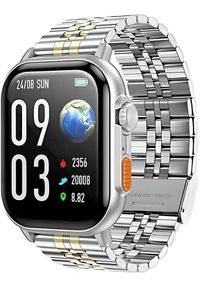 Smartwatch Hoco 2,02" TFT z fukcją rozmowy DYD02 złoto srebrny. Rodzaj zegarka: smartwatch. Kolor: srebrny, złoty, wielokolorowy