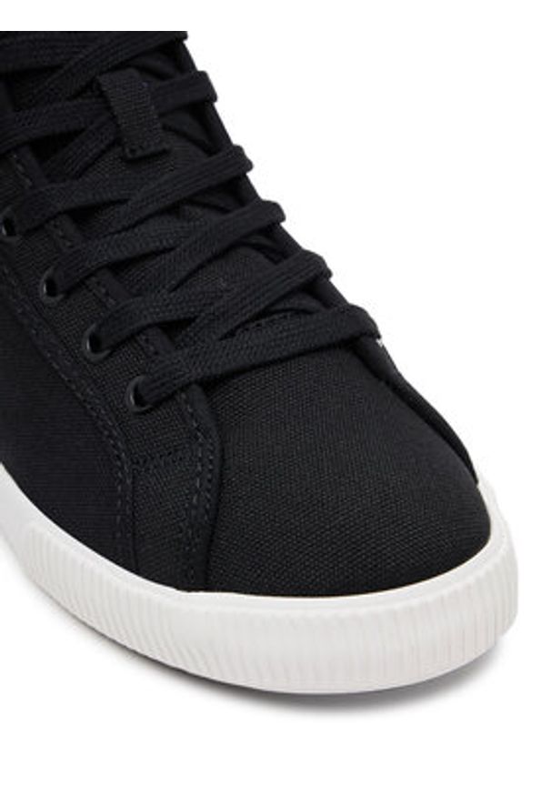 Calvin Klein Jeans Sneakersy Ess Vulc Mid Cv Mg Wn YW0YW01761 Czarny. Kolor: czarny. Materiał: materiał