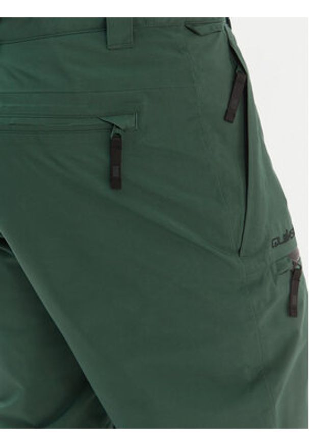 Quiksilver Spodnie snowboardowe Forever Stretch EQYTP03238 Zielony Modern Fit. Kolor: zielony. Materiał: syntetyk. Sport: snowboard