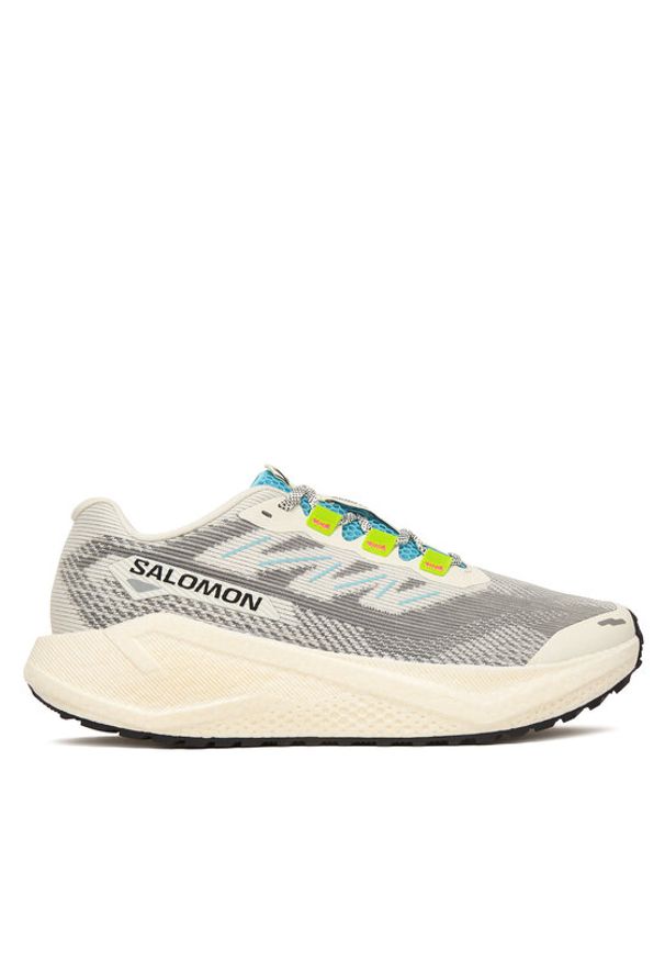 salomon - Salomon Buty do biegania Aero Blaze 3 Grvl L49106200 Szary. Kolor: szary. Materiał: materiał