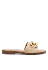 DeeZee Klapki LS6115-01 Beżowy. Kolor: beżowy. Materiał: skóra #1