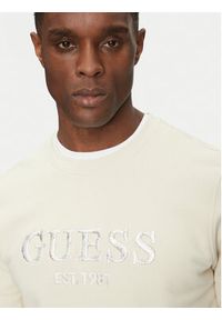Guess Bluza M5GQ08 KCN01 Écru Regular Fit. Materiał: bawełna