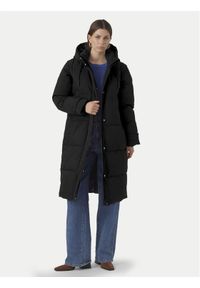 Vero Moda Płaszcz zimowy Margaret 10299498 Czarny Regular Fit. Kolor: czarny. Materiał: syntetyk. Sezon: zima