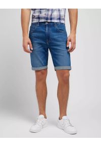 Wrangler - LEE 5 POCKET SHORT MĘSKIE SZORTY KRÓTKIE SPODNIE JEANSOWE WARM 112349234 L73M016079. Materiał: jeans. Długość: krótkie