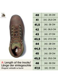 Buty męskie trekkingowe Timberland Euro Hiker Leather Md Brown. Kolor: brązowy. Sport: turystyka piesza