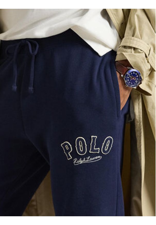 Polo Ralph Lauren Spodnie dresowe 710P04876001 Granatowy Regular Fit. Kolor: niebieski. Materiał: syntetyk