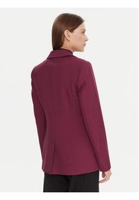United Colors of Benetton - United Colors Of Benetton Marynarka 2L4HDW02W Fioletowy Slim Fit. Kolor: fioletowy. Materiał: syntetyk #4