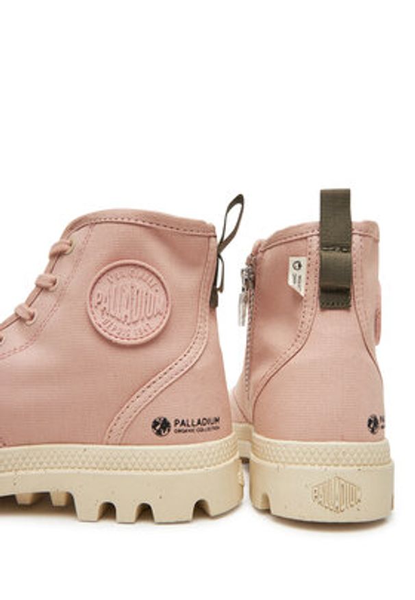 Palladium Trapery Pampa Hi Zip Organic 79101-605-M Różowy. Kolor: różowy. Materiał: materiał