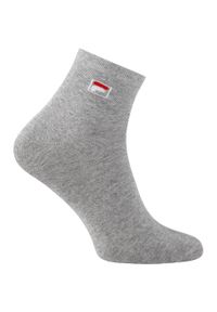 Skarpetki ponad kostę unisex Fila 3 pary. Kolor: szary. Sport: turystyka piesza