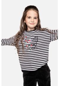 COCCODRILLO - Coccodrillo longsleeve dziecięcy kolor czarny. Kolor: czarny. Długość rękawa: długi rękaw. Długość: długie #1