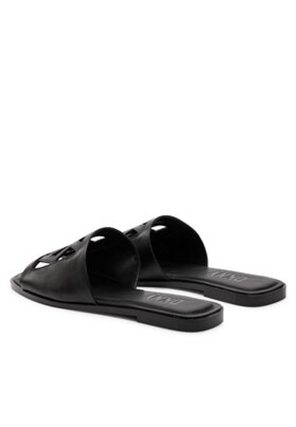 DKNY Klapki Jalila K1494653 Czarny. Kolor: czarny. Materiał: skóra