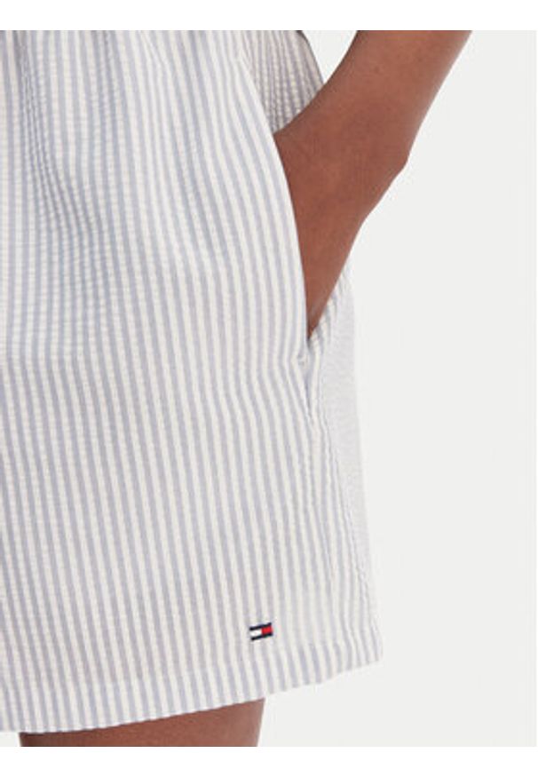 TOMMY HILFIGER - Tommy Hilfiger Piżama UW0UW06306 Biały Regular Fit. Kolor: biały. Materiał: bawełna