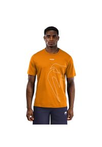 VENUM - Koszulka męska Venum Giant Connect T-Shirt. Kolor: pomarańczowy. Sport: fitness