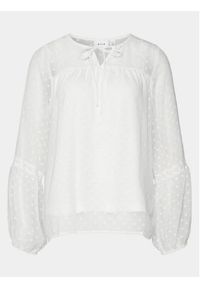 Vila Bluzka Edee 14079577 Biały Regular Fit. Kolor: biały. Materiał: syntetyk #5