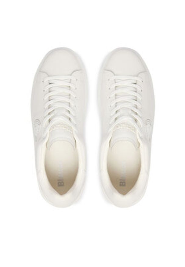 Blauer Sneakersy S6BUCK07 Biały. Kolor: biały. Materiał: skóra