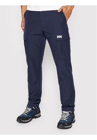 Helly Hansen Spodnie outdoor Cargo 33996 Granatowy Regular Fit. Kolor: niebieski. Materiał: syntetyk. Sport: outdoor