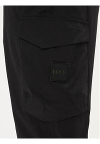 BOSS - Boss Spodnie materiałowe T_Urbanex-CargoLight 50508339 Czarny Tapered Fit. Kolor: czarny. Materiał: materiał