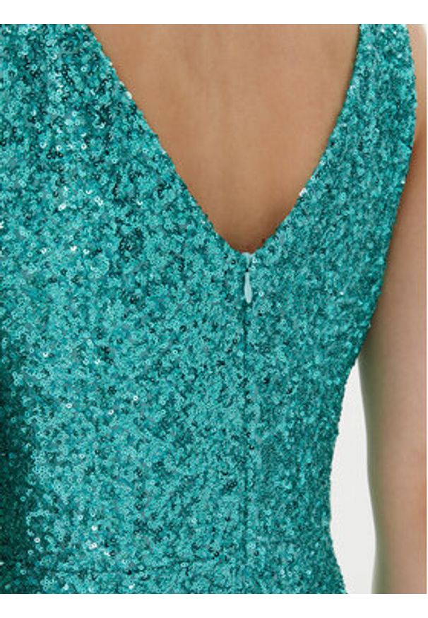 Rinascimento Sukienka koktajlowa CFC0123778003 Zielony Regular Fit. Kolor: zielony. Materiał: syntetyk. Styl: wizytowy