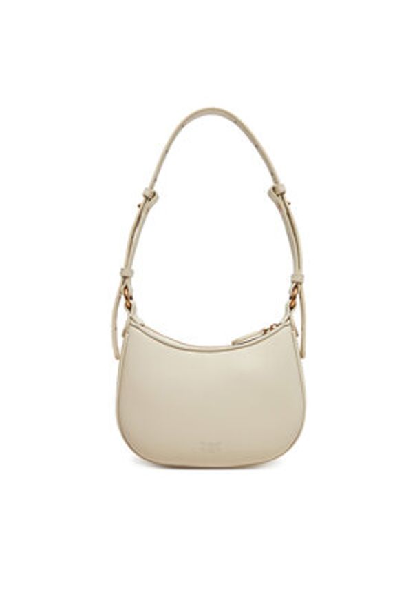 Pinko - PINKO Torebka Half Moon Baby PE 25 PLTT 103538 A0F1 Beżowy. Kolor: beżowy. Materiał: skórzane