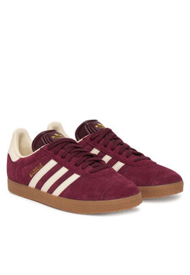 Adidas - adidas Sneakersy Gazelle KK2637 Fioletowy. Kolor: fioletowy. Materiał: zamsz, skóra. Model: Adidas Gazelle