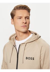 BOSS Bluza Authentic 50535830 Beżowy Regular Fit. Kolor: beżowy. Materiał: bawełna #3