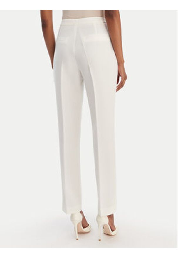 Marciano Guess Spodnie materiałowe 6RGB02 7357A Écru Regular Fit. Kolor: kremowy. Materiał: syntetyk