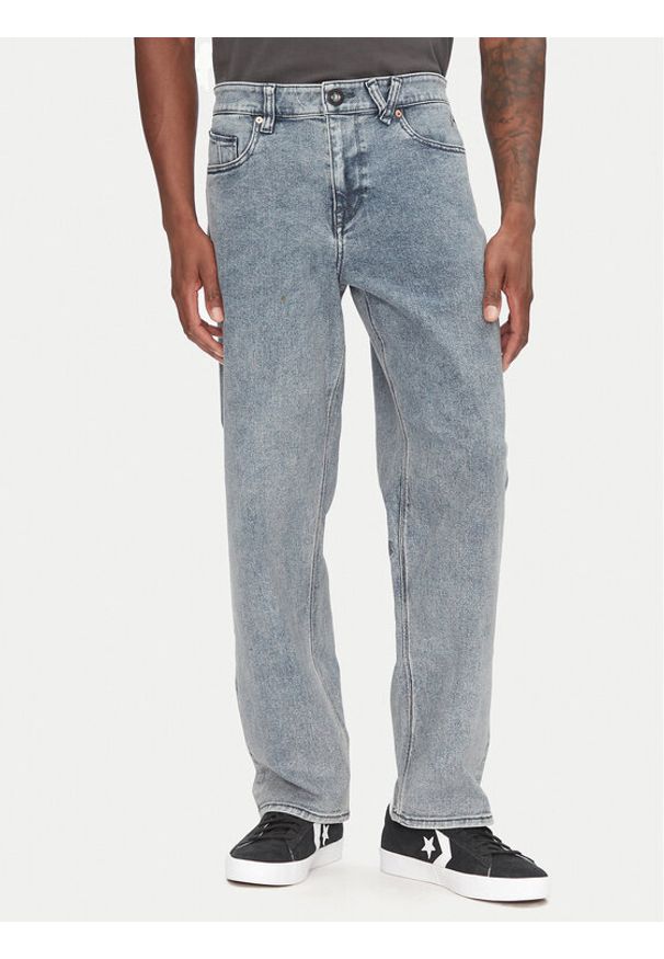 Volcom Jeansy Modown A1932102 Szary Relaxed Fit. Kolor: szary