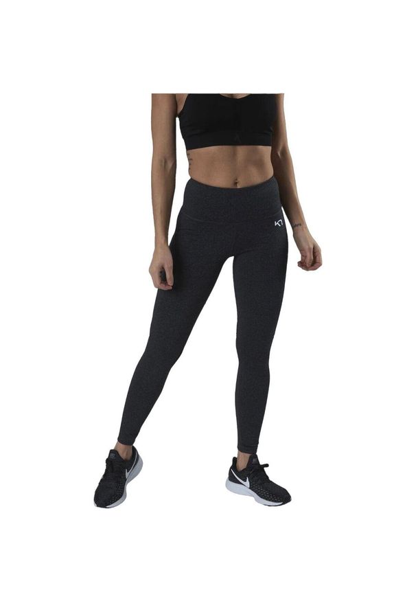 KARI TRAA - Damskie legginsy z wysokim stanem Kari Traa Julie. Stan: podwyższony. Kolor: czarny. Sport: fitness