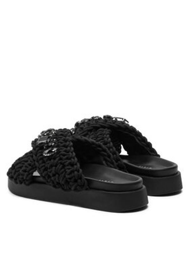 Inuikii Klapki Woven Stones 70104-106 Czarny. Kolor: czarny. Materiał: materiał