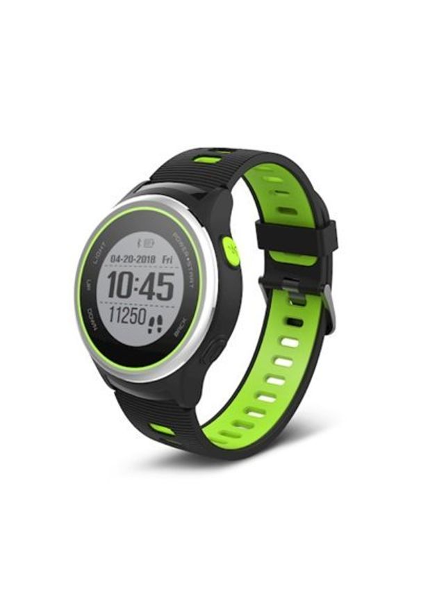 Smartwatch FOREVER SW-600 Czarno-zielony. Rodzaj zegarka: smartwatch. Kolor: czarny, wielokolorowy, zielony