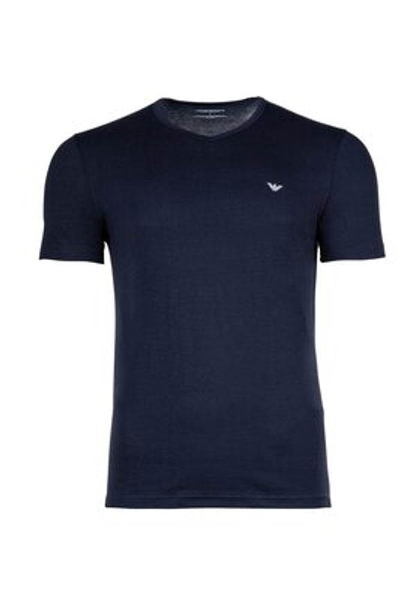 Emporio Armani T-Shirt 30562 Niebieski Comfort Fit. Kolor: niebieski