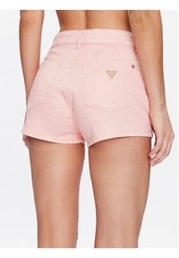 Guess Szorty jeansowe Lella W3GD49 WF5V3 Różowy Relaxed Fit. Kolor: różowy. Materiał: bawełna #4