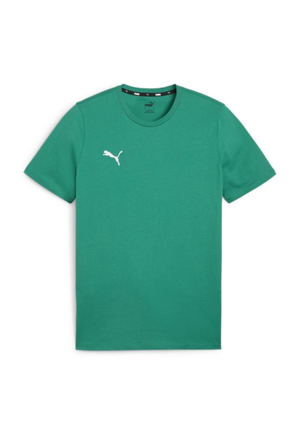Koszulka męska Puma Team Goal Casuals Tee. Kolor: zielony. Materiał: materiał. Sport: piłka nożna