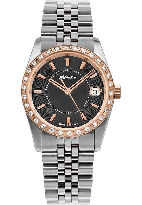 Zegarek Adriatica Zegarek damski Adriatica A3801.R116QZ2 srebrny. Kolor: srebrny