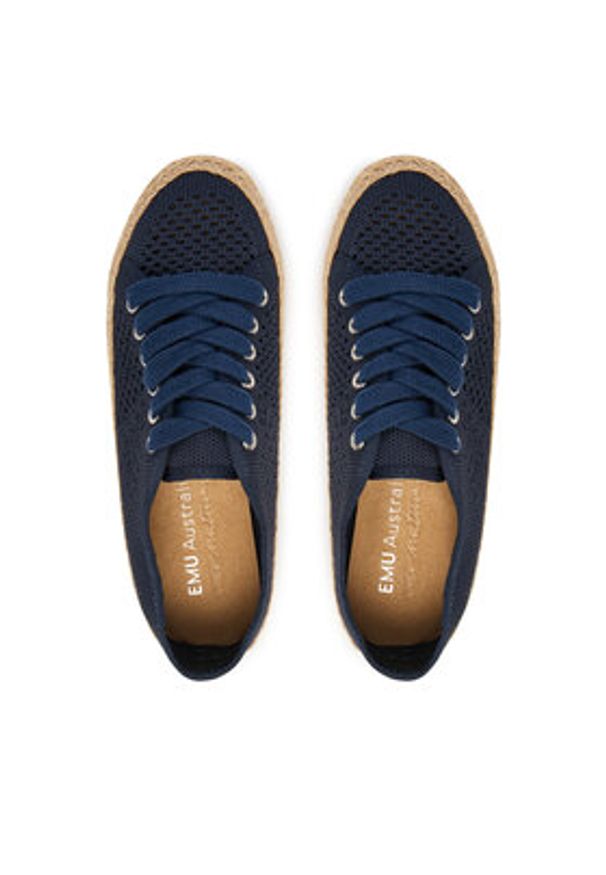 EMU Australia Espadryle Agonis Mac W12469 Granatowy. Kolor: niebieski. Materiał: materiał