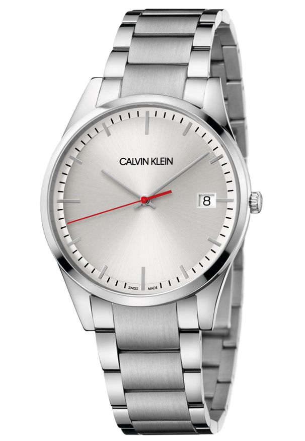 Calvin Klein - Zegarek Męski CALVIN KLEIN TIME GENT K4N2114Y. Materiał: skóra. Styl: klasyczny, casual, elegancki