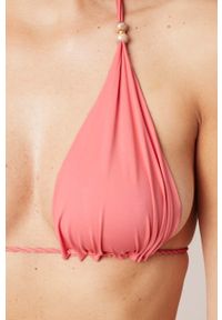 PRAIA BEACHWEAR - Praia Beachwear dwuczęściowy strój kąpielowy SWEET BUT PSYCHO kolor różowy miękka miseczka. Kolor: różowy. Materiał: materiał #5