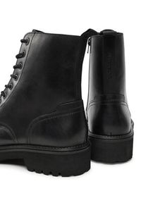 Pepe Jeans Trapery Durham Combat PMS50254 Czarny. Kolor: czarny. Materiał: skóra #5