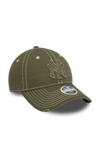 New Era Czapka z daszkiem Distressed 9Twenty 60565241 Khaki. Kolor: brązowy. Materiał: materiał #5